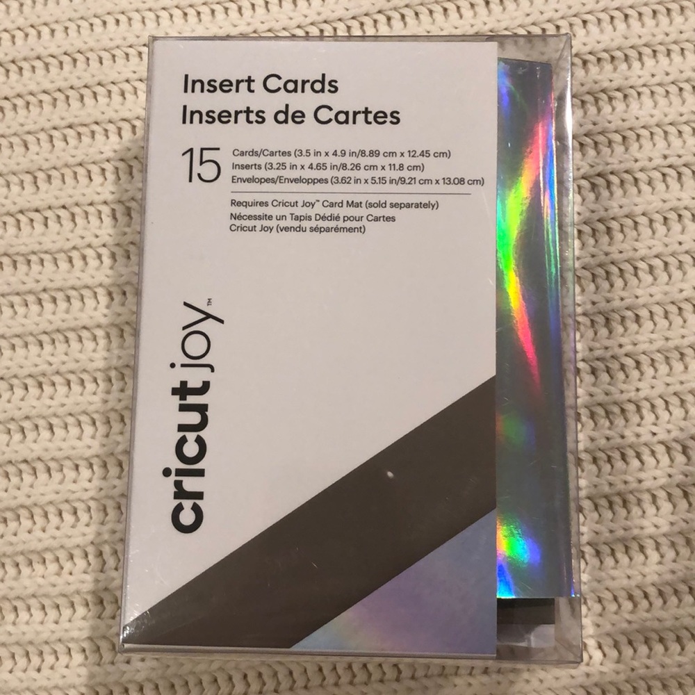 NIB Cricut Joy Insert Cards